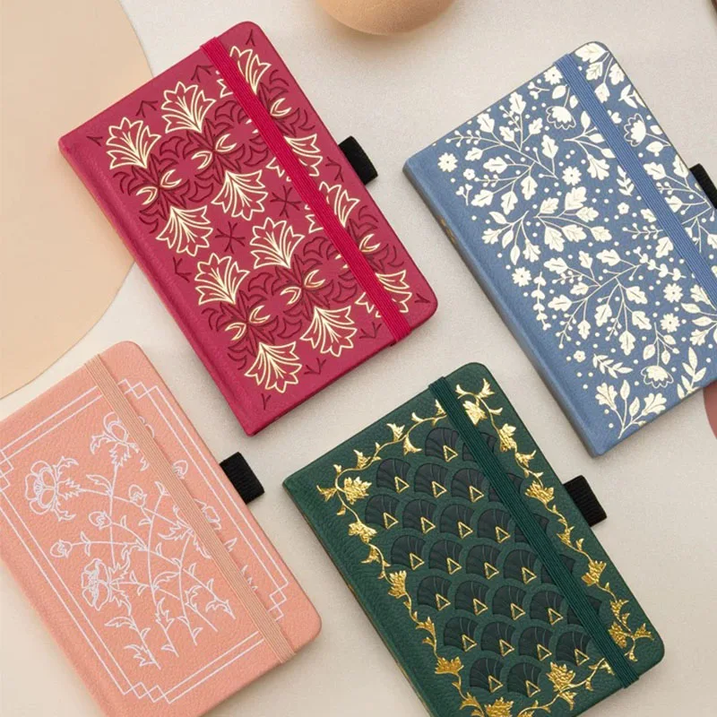 Hardcover, großes A6-Notizbuch, Tagebuch, 160 nummerierte Seiten, 160 g/m2 dickes, nicht entblanntes Papier, gepunktet zum Schreiben Image