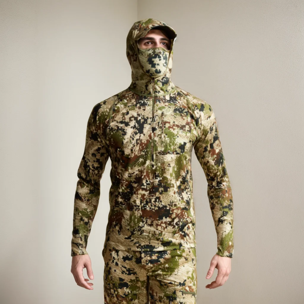 Ainfad Core Leichter Kapuzenpullover, Tarnkleidung, Maskenpullover, Jagd, Angeln, Kapuzenpullover Image