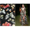 Schmetterling Gedruckt Seide Kleid Stoff von Europäischen und Amerikanischen Großen Marken 19 M Elastische Seide Satin Stoff