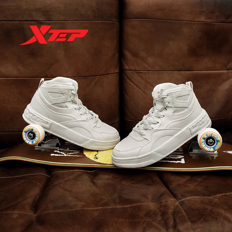 Xtep mubai 2,0 Skateboards chuhe Damen High Top verschleiß feste Sportschuhe bequeme Streets tyle Sneakers