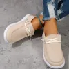 Neue Mode Damenschuhe Sommer Damen Casual Flats bequeme Slipper auf Slipper bequeme Outdoor-Sport Sneakers Canvas Schuhe