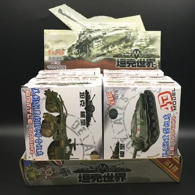 8 teile/satz 4D Kunststoff Montieren Tank Kits 1:72 Weltkrieg II Modell Puzzle Montage Military Sand Image