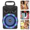 1200mAh Portable Bluetooth Speaker with RGB Light Outdoor HIFI Speaker Subwoofer Stereo Speaker FM