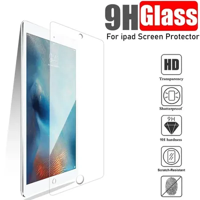 Tablet Tempered glass film For iPad 2 3 4 5 6 7 8 9 10 th Generation Mini Pro 7.9" 8.3” 9.7" 10.2"