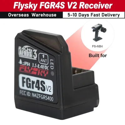 Flysky FGR4S V2 Receiver AFHDS Single-Antenna Bidirectional PWM /PPM / IBUS Output Receiver for