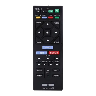 Remote Control New Stylish RMT-B126A Remote Control Black Replacement Controller For Sony Ray