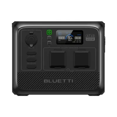 【US PLUG】BLUETTI AC60 Portable Power Station | 600W 403Wh, Dustproof and Water Resistant Solar