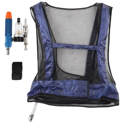 Cooling Vest for Welding - Compressed Vortex Tube Waistcoat for Hot Weather Relief