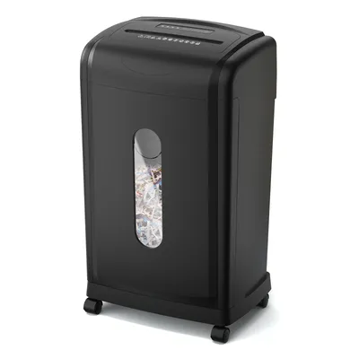 Paper Shredder 7.9 Gallon Bin Shred Credit Card Mail Staple Clip Security Level Document Shredder