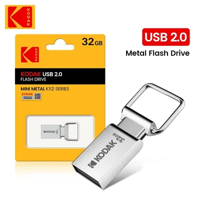 3PCS Kodak K112 USB Flash Drive 32GB 64GB Metal USB Mini Pendrive Waterproof for PC MacBook Car