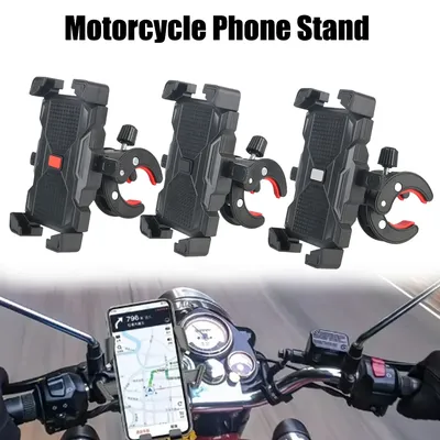 GPS Navigation Support for iPhone Samsung Huawei Bicycle Motorcycle Phone Holder Automatic Lock