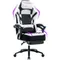 Big and Tall Gaming Chair 400LBS Gaming Chair with Footrest Massage Gaming Chair Memory Foam