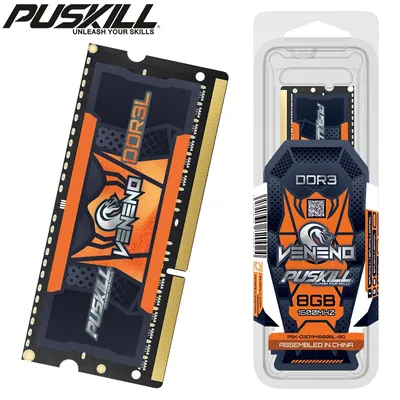 PUSKILL Veneno DDR3L Memória RAM Laptop 8GB 1600MHz 1.35V PC3 204-PIN SODIMM Notebook Memoria Memory