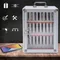 Bymaocar 24 Slots Aluminum Alloy Cell Phone with Lock 7 Carrying Handle Box Cell Phones Storage