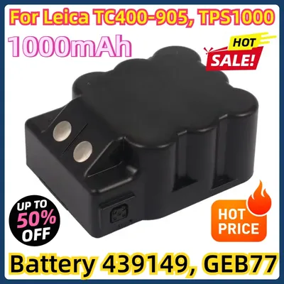 For Leica TC400-905, TPS1000 1000mAh Battery 439149, GEB77