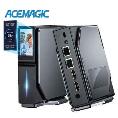 ACEMAGIC S1 Mini PC Gamer Windows 11 Intel 12th Alder Lake N100 DDR4 16GB 512GB WIFI5 ,Bluetooth 4.2