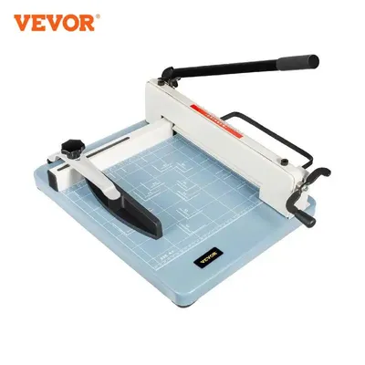 VEVOR 12/17 Inch Manual Paper Cutter Guillotine Trimmer Heavy Duty 300-500 Sheets Shredder for