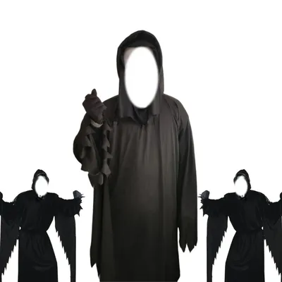 Halloween Adult Male Demon Horror Movie Death Costume Cosplay Fancy Dress Party Accessories Props