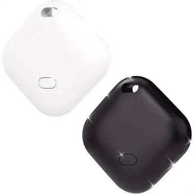 Item Finder Set 2 Pieces for Apple Find My(iOS Only), Waterproof, Replaceable Battery, Loss Mode, 2