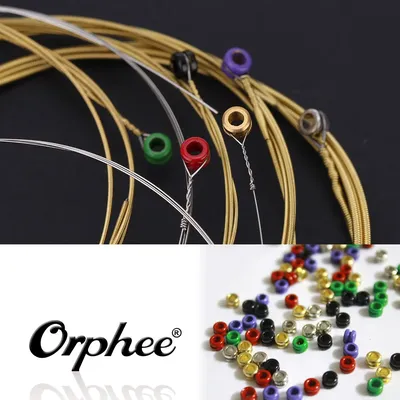 Orphee TX620 6pcs Acoustic Folk Guitar String Set (.010-.047) Phosphor Bronze Extra Light Tension