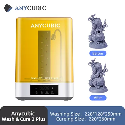 ANYCUBIC Wash & Cure 3 Plus Washing Curing 2 in 1 Machine For Photon Mono M5s LCD 3D Printer 3D