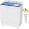 Portable Washing Machine, Twin Tub Washing Machine Laundry Compact Washer spinner Combo with 28lbs