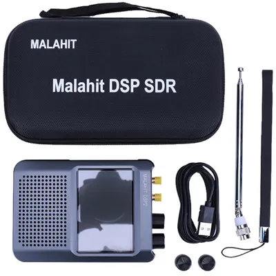 DSP2 SDR Malachite Radio Receiver Full Band Radio Receiver Adjustable Filter 10kHz-2GHz AM SSB CW