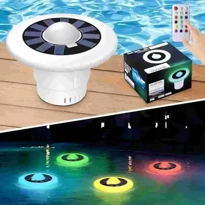 Pool Solar Light, Solar Floating Pool Light, Solar Chloride Piece Floater, Suitable for Hot Tub Pond