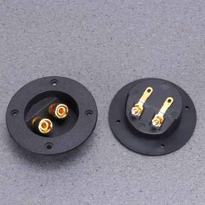 2pcs Stage Speaker Junction Box Car Stereo Screw Cup Connectors Subwoofer Plugs 2-Way Speaker Box