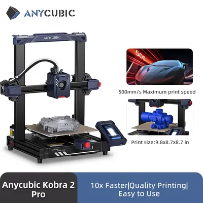 ANYCUBIC Kobra 2 Pro 500mm/s Maximum Printing Speed FDM 3d Printer 25-Point Automatic Leveling With