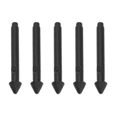 5Pcs Pro Tablet Stylus Pen Tips Black 2H Sensitive Accurate Fine Glossy Tip Tablet Replacement Tips