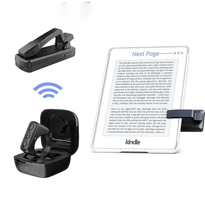 Kindle Page Turner Paperwhite Oasis, Bluetooth E-Reader Controller, TikTok Ring, Camera Shutter