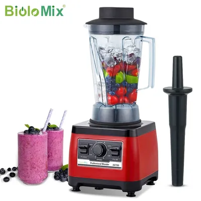 BioloMix【7 Years Warranty】BPA Free Heavy Duty Commercial Grade Blender Professional Mixer Juicer Ice