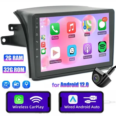 Android 13 Car Radio Stereo for Toyota Sienna 2004-10 Wireless Carplay&Android Auto with Support
