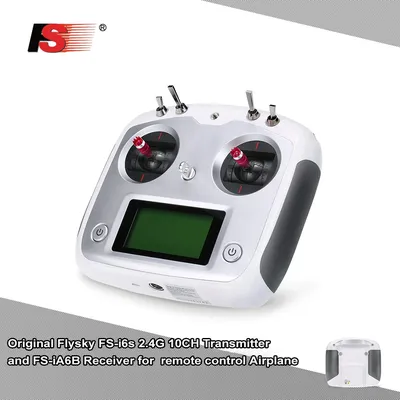 Fly sky FS-i6s 2.4G 10CH AFHDS 2A Touchscreen Transmitter with FS-iA6B 6CH Receiver for RC Airplane