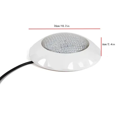 45W Swimming Pool RGB LED Light Spa Underwater Lamp + Remote Controller IP68 PC+ABS AC12V Swimming