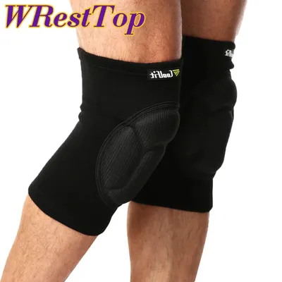 1Pair Protective Knee Pads Men Women, Non-Slip Compression Sleeve Volleyball Basketball Running