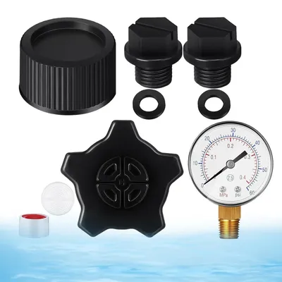 Pool Pressure Gauge Leakproof Heavy Duty Duable Pool Replacement Parts Pool Sand