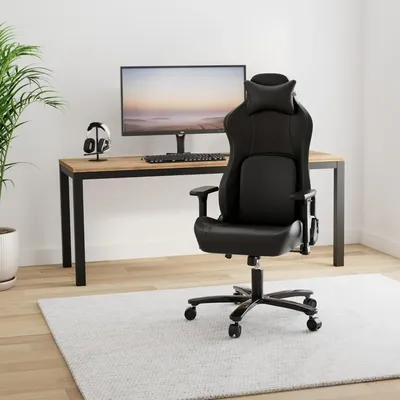 Gaming Chair 450 Lbs High-Back Ergonomic for Adults, with 4D Adjustable Armrests and Memory Foam