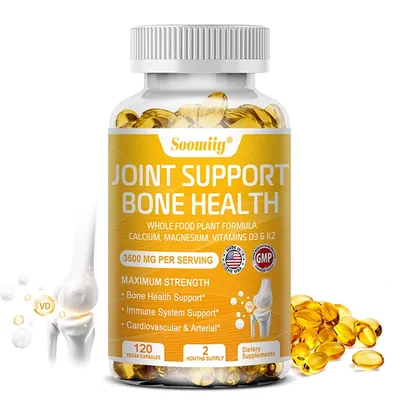 Calcium Magnesium Vitamin D3 & K2 - Supports healthy joint structure, function & comfort, muscle,