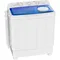 28 pound double bucket washing machine with drain pump, semi-automatic 18 pound washing machine with