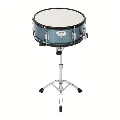 MCH Full Size Adult Drum Set 5-Piece Blue with Bass Drum, two Tom Drum, Snare Drum, Floor Tom, 16"