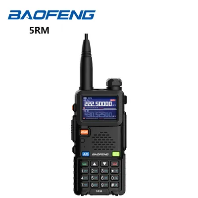 Baofeng 5RM 8W Ham Radio 136-174/220-260/400-520MHz 6-Band Two Way Radio NOAA Weather Receiver One