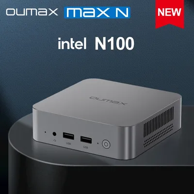 OUMAX MAX Intel N100 16GB 500GB MINI PC Intel N95 8GB 256GB SSD WIFI5 BT 5.0 Destop MINI Computer VS