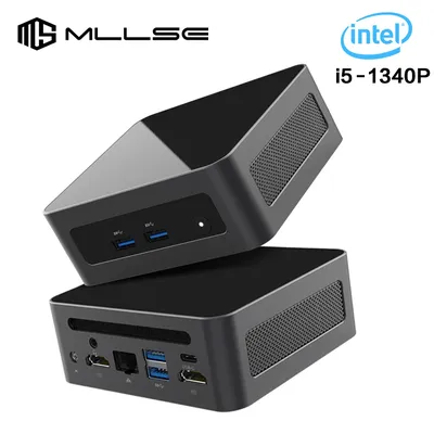 MLLSE G5 Mini PC intel i5-1340P Windows 11 Pro Intel 12th DDR4 16GB RAM 512GB SSD WiFi 6 BT5.2