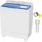 Washing Machine, Twin Tub Washing Machine Laundry Compact Washer spinner Combo with 28lbs capacity,