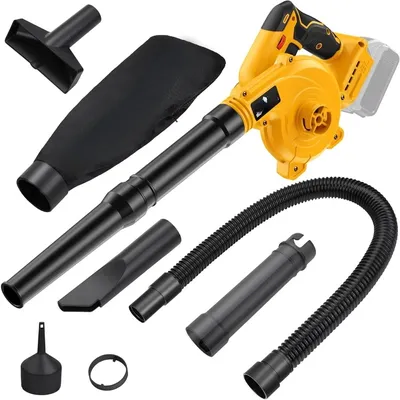 Cordless Leaf Blower for Dewalt 20V Max Battery,Electric Jobsite Air Blower with Brushless Motor,6