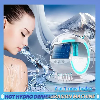 7 in 1 Smart Ice Blue Analyzer Multifunction Facial Machine Diamond Hydra Dermabrasion Facial