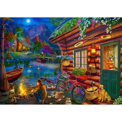 Camping Jigsaw Puzzles 1000 Piece