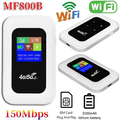 4G LTE WiFi Router Modem Portable Hotspot Pocket WiFi SIM Card LTE Router Mobile Wireless Router